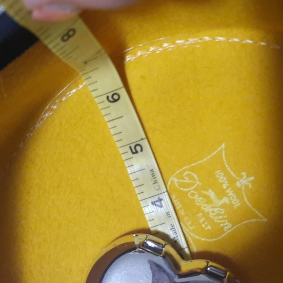 Jody G. Elegant Yellow and Black Women's Hat - Picture 10 of 11